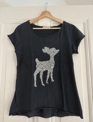 Shirt via milano schwarz - t-shirt,