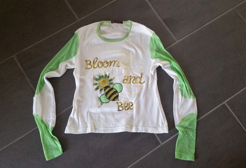 Bloom langarmshirt weiß - bloom,