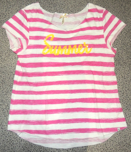 Damen shirt pink weiß - damen, pink/weiß