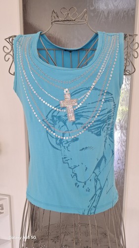Damen shirt türkis mit - damen,