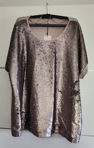 Shirt mit pailetten alba moda - pailetten,