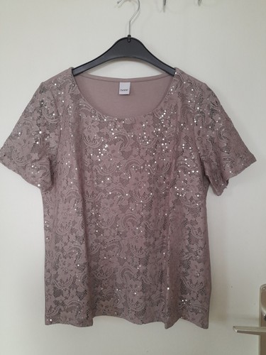 Blusenshirt mit spitze - blusenshirt,