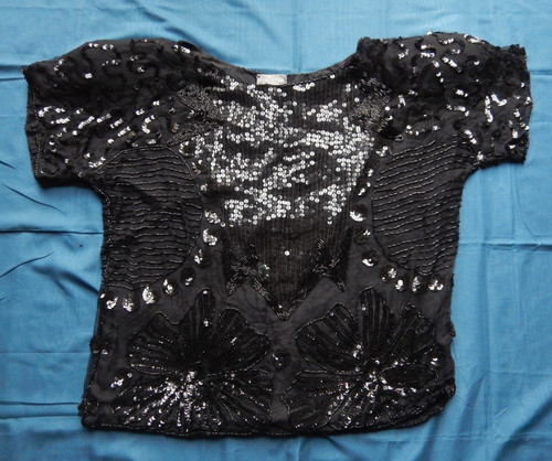 Vintage pailetten shirt - vintage,