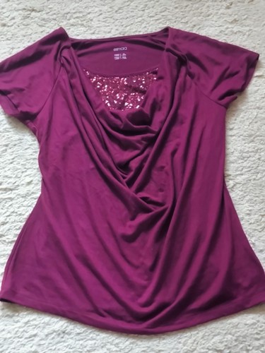 Damen shirt mit pailetten - shirt,