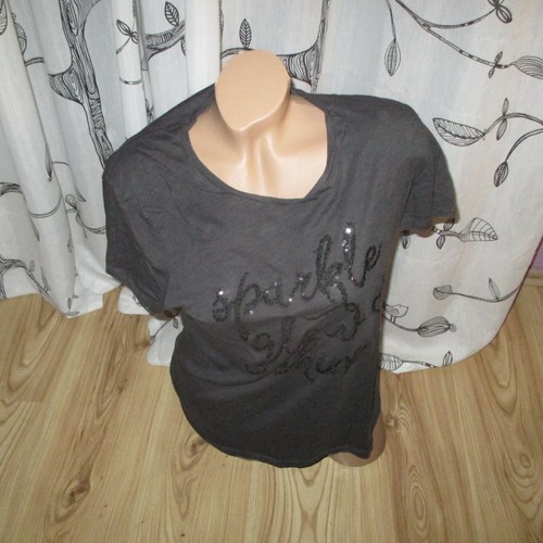 Amisu shirt dunkelbraun - dunkelbraun, mit