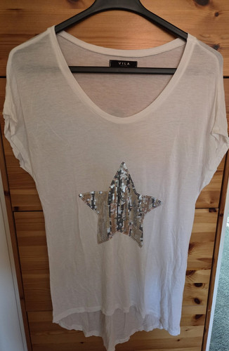Weißes shirt mit - weißes, t-shirt