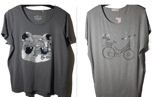 2er set damenshirt - gr.46,
