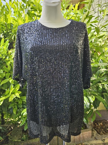 Festliches pailletten shirt - pailletten, in