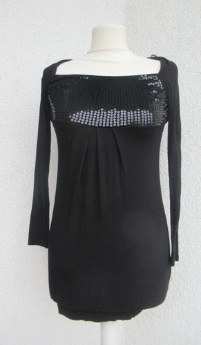 Damen langarmshirt schwarz - damen,