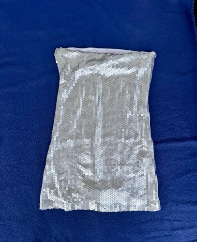 Pailetten top silber - pailetten, von