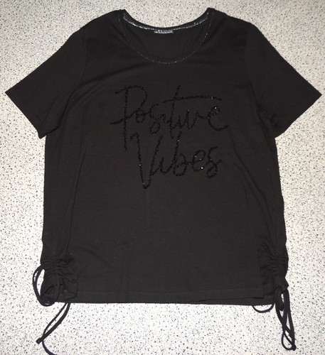 Damen shirt schwarz - t-shirt,