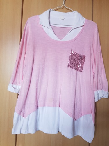 Blusenshirt tunika rose - blusenshirt,